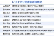 6月10日增減持匯總：暫無增持 乾照光電等9股減持（表）