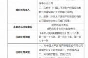 太保產險晉城中心支公司被罰18萬元：因財務數據不真實 虛構保險中介業務套取費用