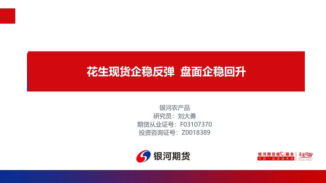 【花生周報(bào)】東北產(chǎn)區(qū)花生止跌反彈  盤面底部反彈