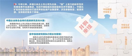 并購重組“鏈”上發(fā)力 成國資國企做強做優(yōu)做大關(guān)鍵一招