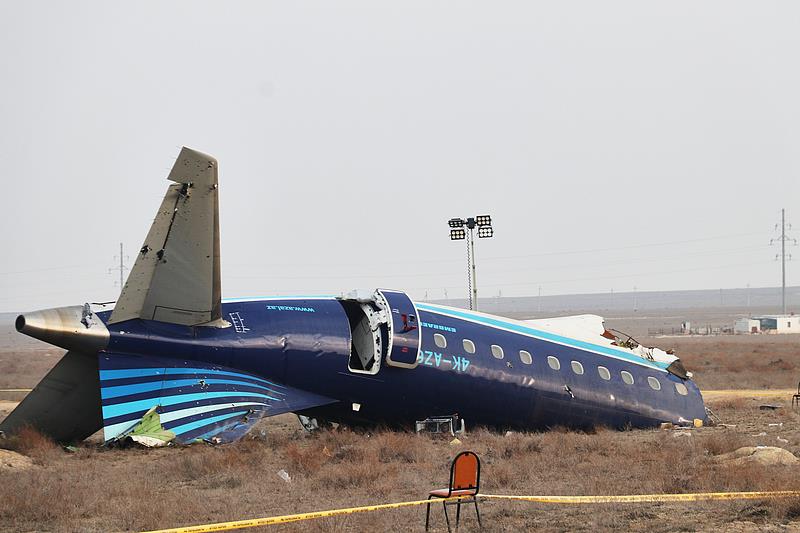 俄航空署稱愿全力配合調查阿塞拜疆航空客機墜毀事件
