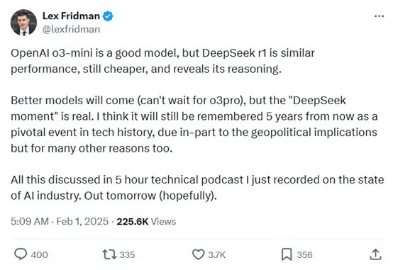 OpenAI緊急上線O3 Mini，網友熱評：DeepSeek R1 vs O3 Mini