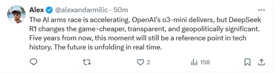 OpenAI緊急上線O3 Mini，網友熱評：DeepSeek R1 vs O3 Mini