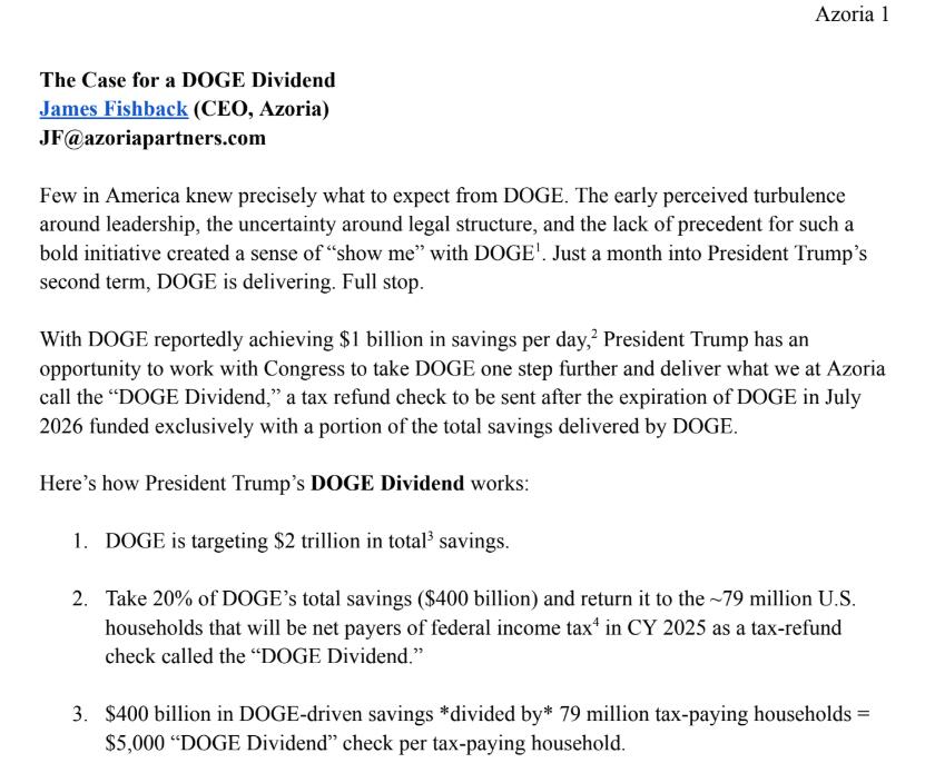 DOGE要派4000億大“紅包”？馬斯克和特朗普考慮給每個家庭退稅5000美元