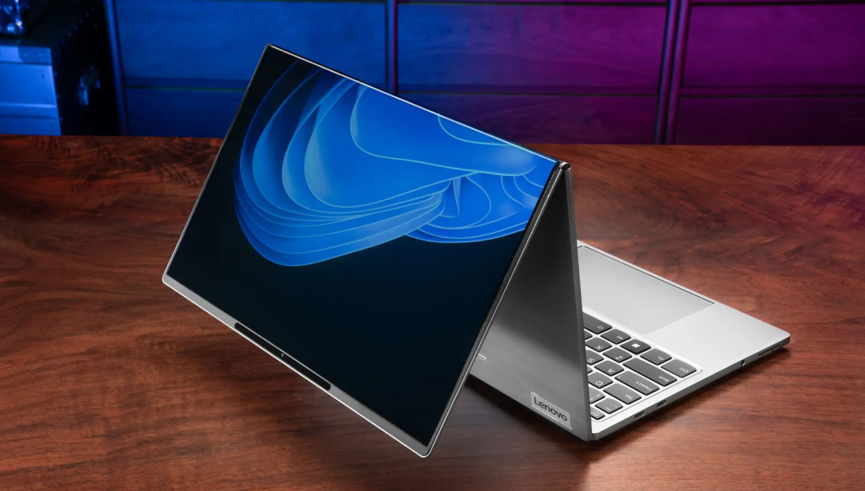 筆記本也有“三折疊”：聯想發布 ThinkBook Codename Flip 雙屏 AI PC