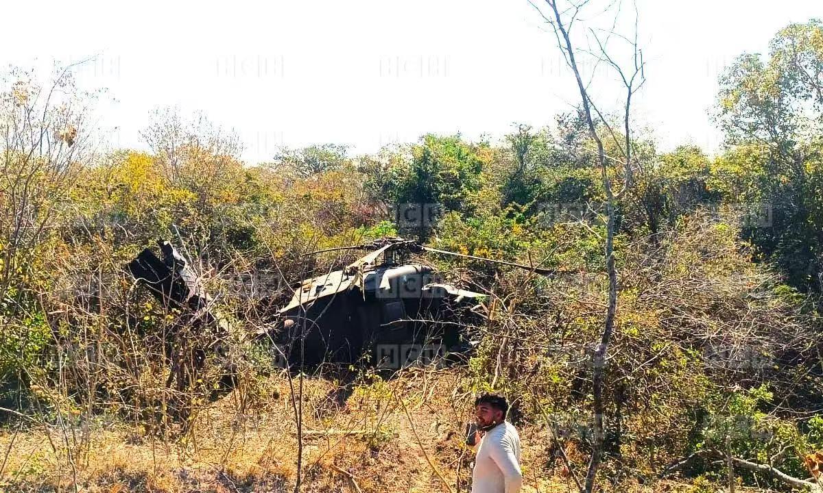 一架美國(guó)軍用直升機(jī)在洪都拉斯墜毀