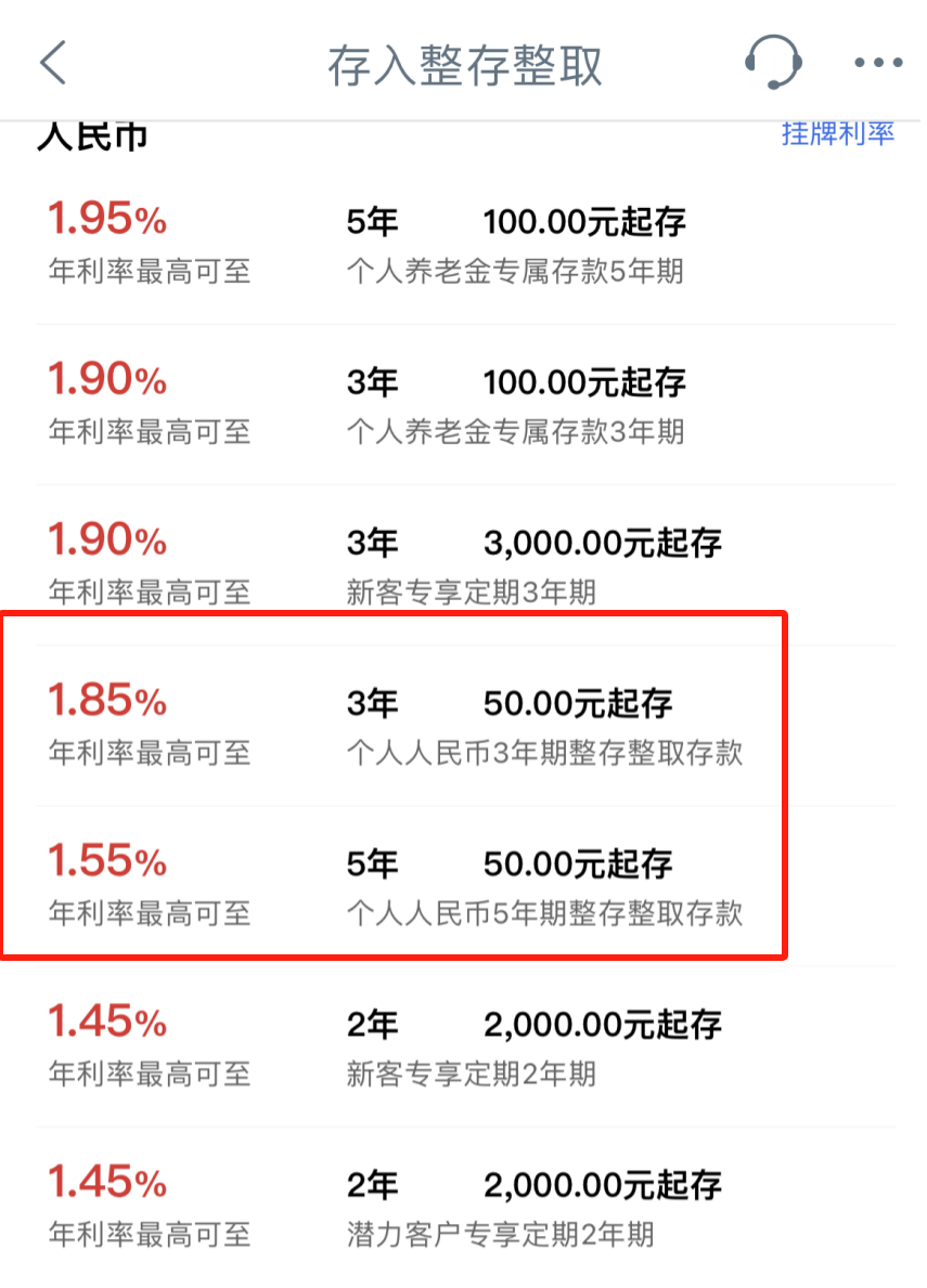 3年期存款利率高于5年期，什么情況？