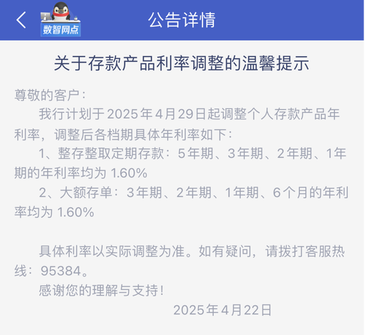 多家中小銀行，下調存款利率