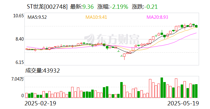 ST世龍：申請撤銷其他風險警示