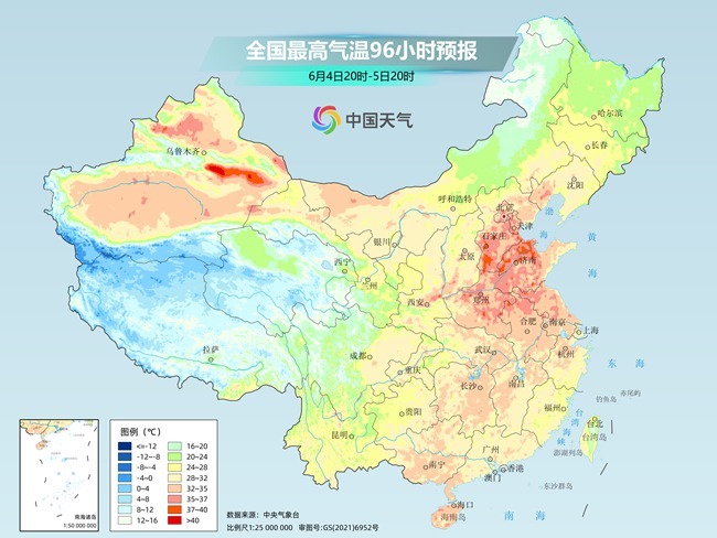 氣溫彈射起飛！河北、河南、山東部分地區最高氣溫將超過38℃