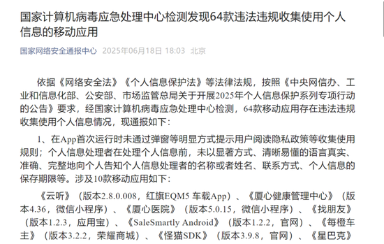因違規收集使用個人信息 烏海銀行App被“點名”